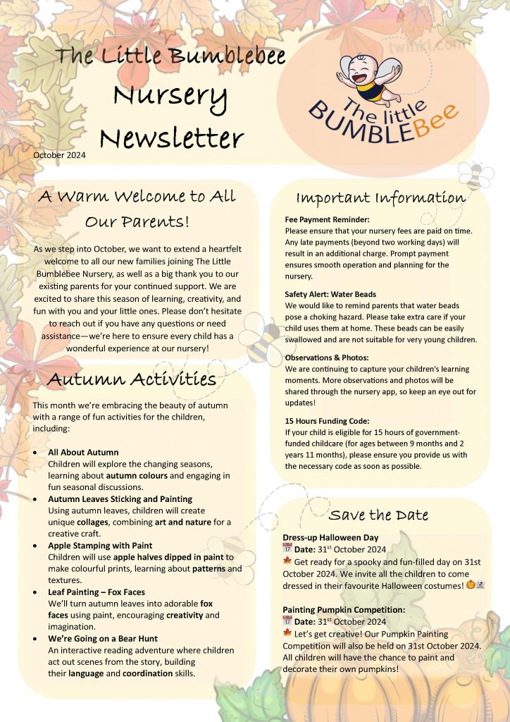 october 2024 newsletter