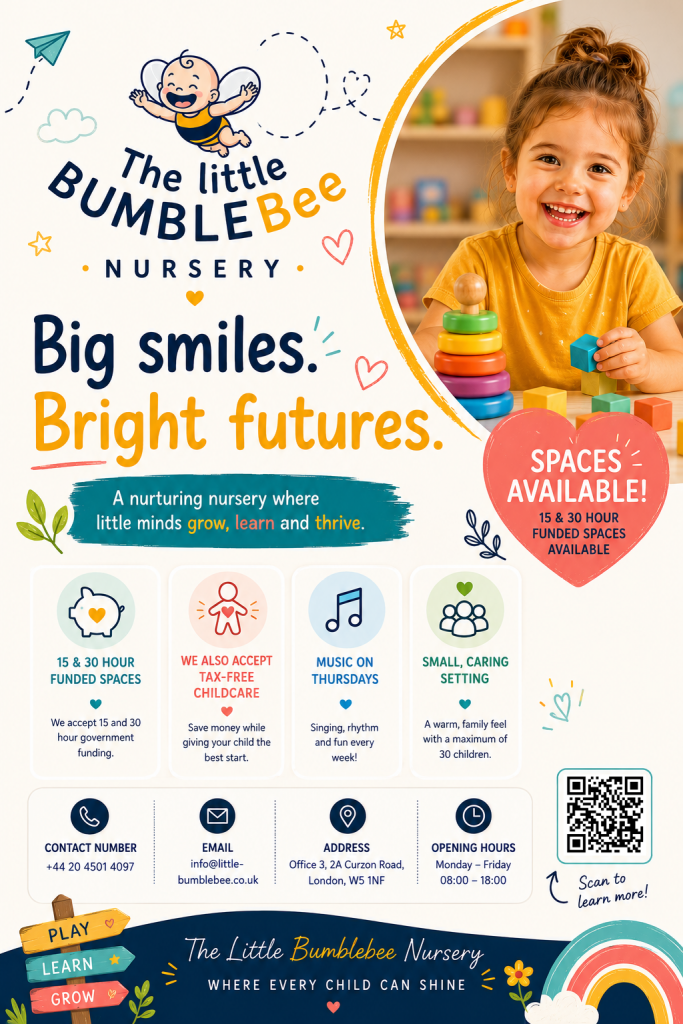 c3 the little bumblebee nursery spaces available in ealing